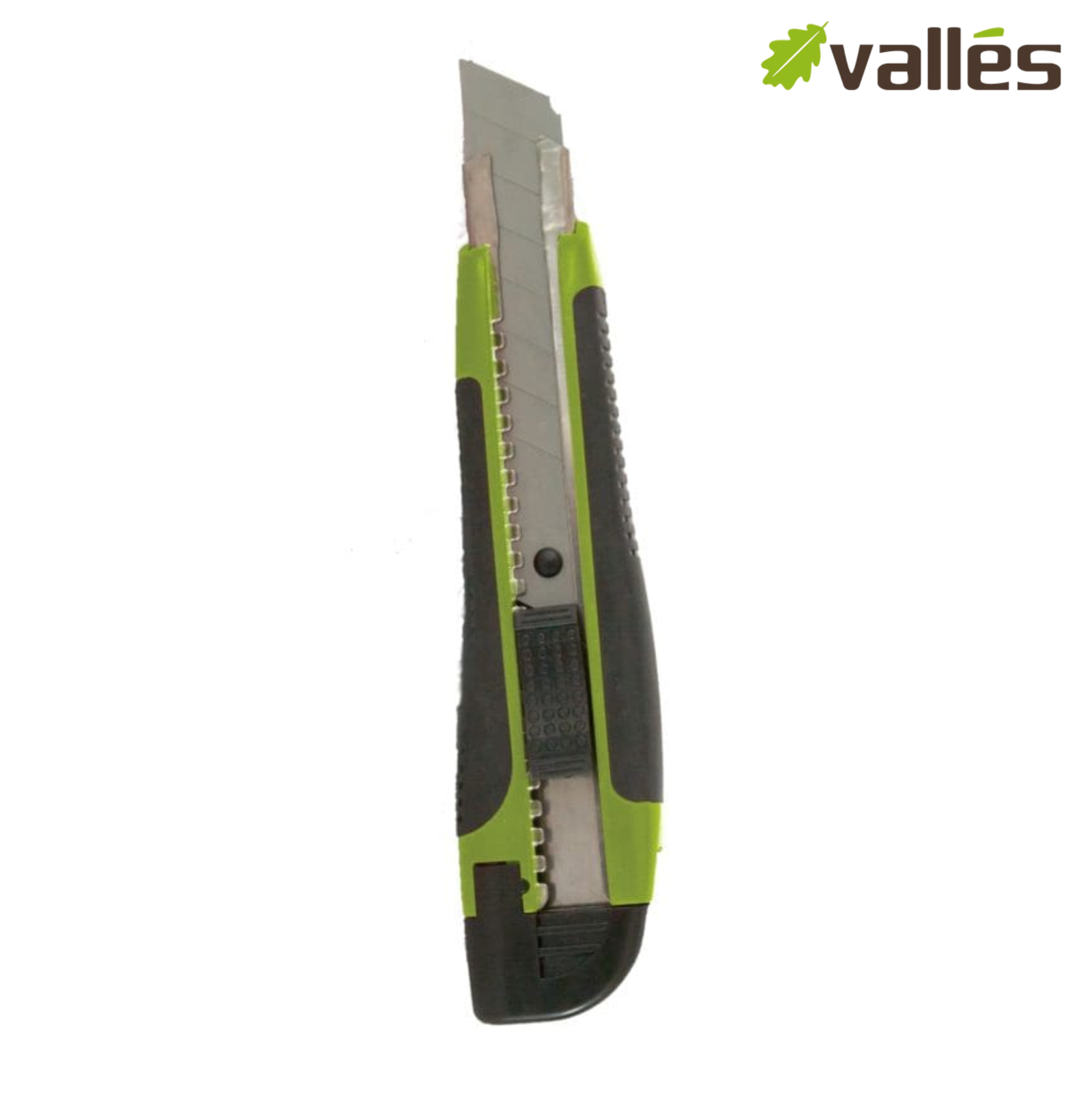 CUTTER PLASTICO HOJA 18MM + 2 CUCHILLAS DE RECAMBIO