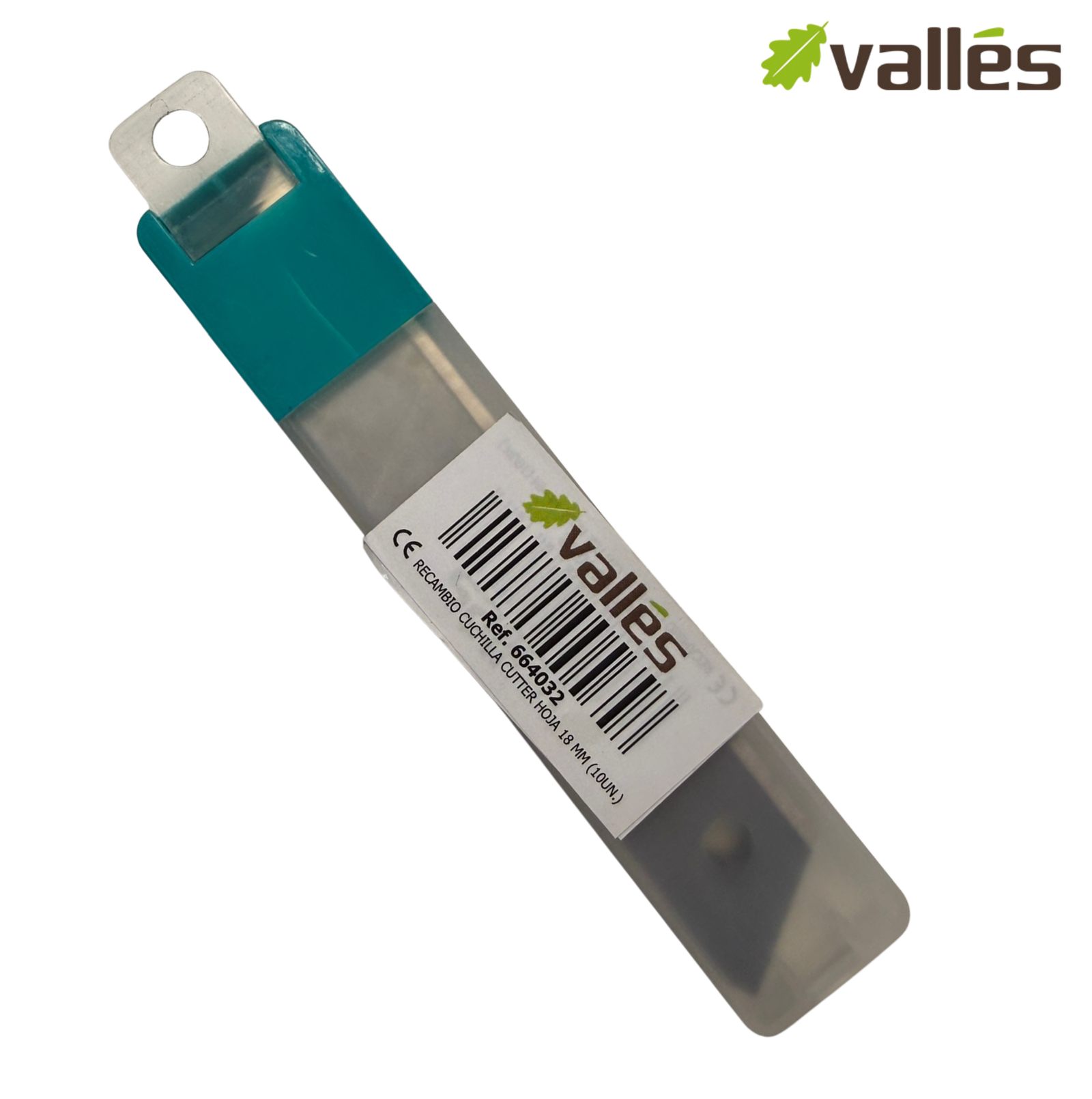 Recambio cuchilla cúter hoja 18mm (10 ud)