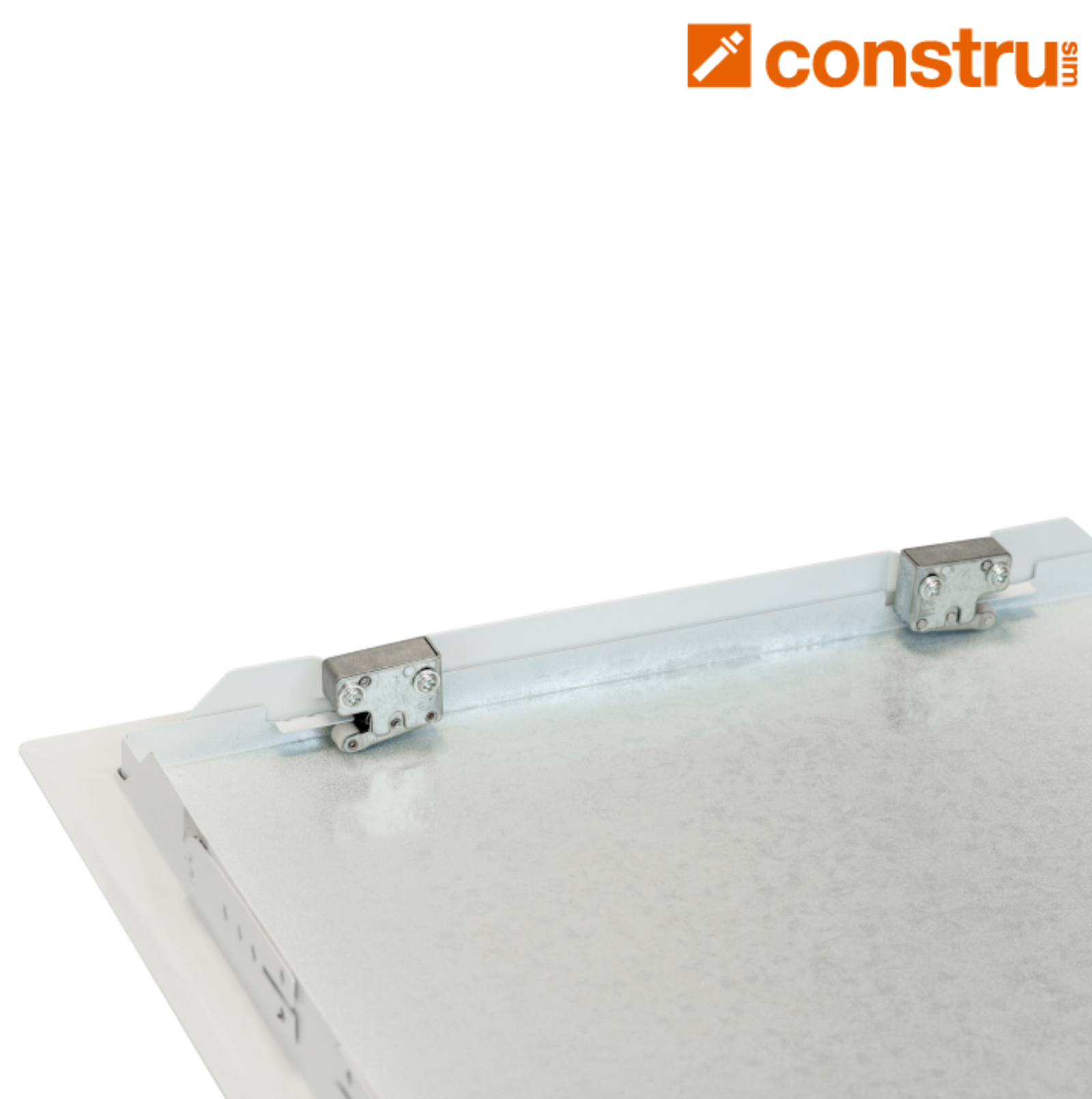 Trampilla acero galvanizado lacada 400x400 - 1 ud - Imagen 3