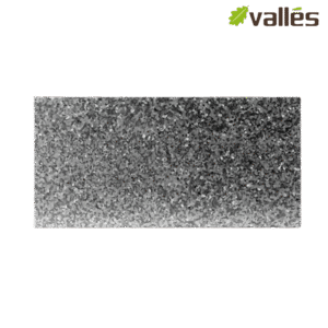 Placa acero galvanizado 400x160x0.8